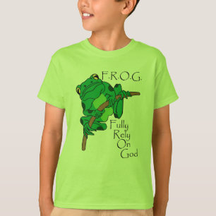 Camiseta F.R.O.G. Confie inteiramente no deus #1