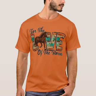 Camiseta Fã-Cavalo do Amor dos Equinos Pôneos Pôneos Retro