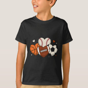 Camiseta Fã de beisebol basquete futebol futebol americano