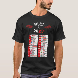 Camiseta Fã de Carro de Corrida de Fórmula Aberta 2023 Mund