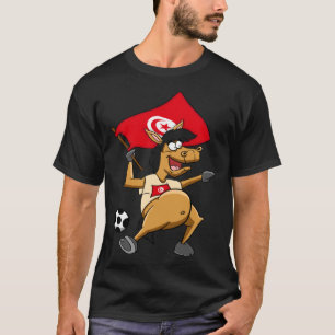 Camiseta Fã de cavalos Tunísia