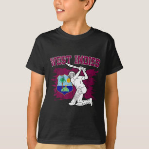 Camiseta Fã de Críquete das Índias Ocidentais Adepto das Ín