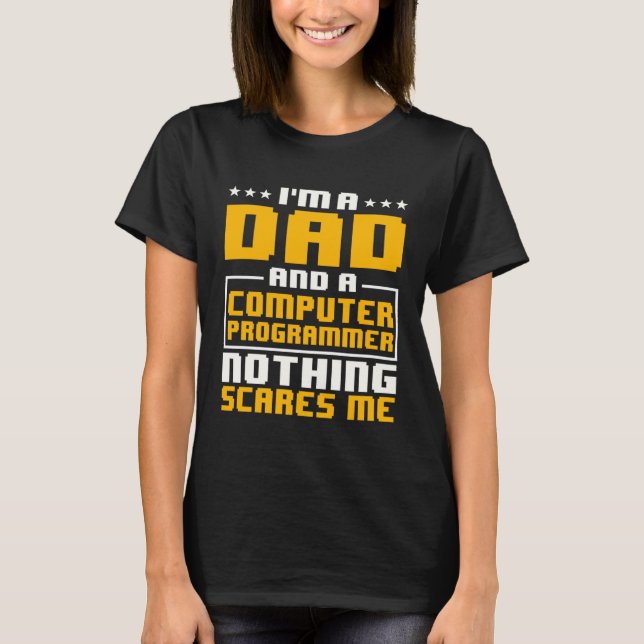 Camiseta Fa De Engenheiro Do Programador De Software Do Pro (Frente)