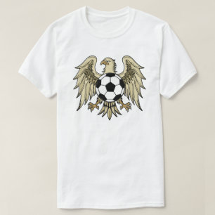 Camiseta Fã de Esportes Águia de Futebol Vintage