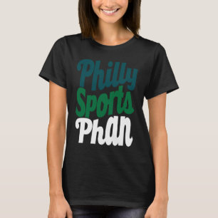 Camiseta Fã de esportes da Filadélfia Filadélfia Phan Verde