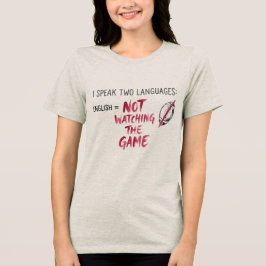 Camiseta Fã de Esportes que Não Assiste aos Jogos