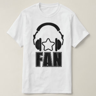 CAMISETA FÃ DE ESTRELA DA MÚSICA
