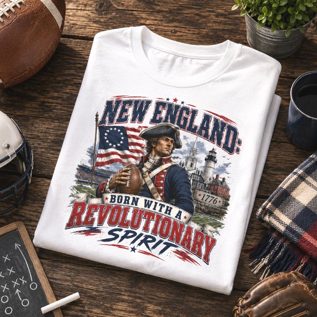 Camiseta Fã de Futebol com Espírito Revolucionário da Nova  (Criador carregado)