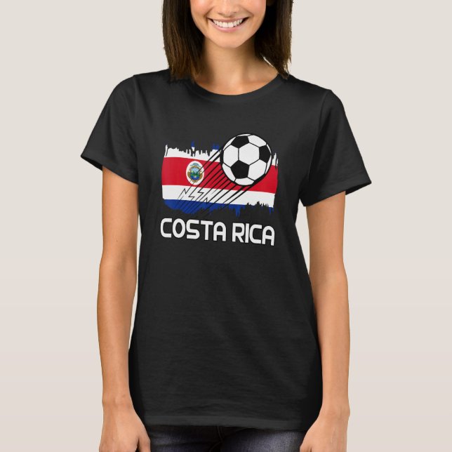 Camiseta Fã de Futebol da Costa Rica (Frente)