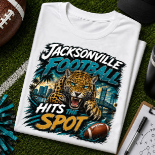 Camiseta Fã de Futebol de Jacksonville Acerta em Cheio