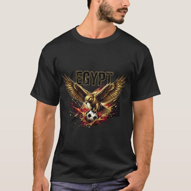 Camiseta Fã de Futebol do Egito Falcão 2026 (Frente)