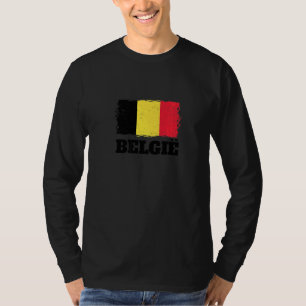 Camiseta Fã de futebol e futebol da Bélgica 2022 Bandeira d
