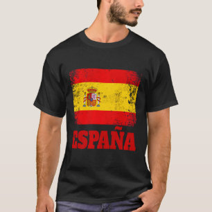 Camiseta Fã de Futebol Espanhol 2022 Bandeira da Espanha Pa