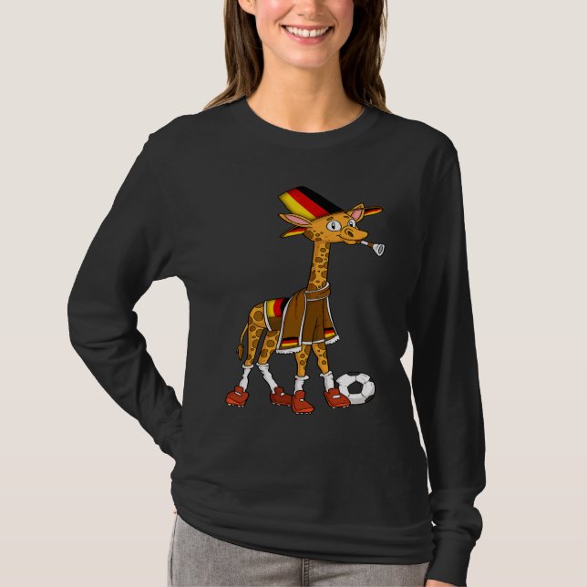 Camiseta Fã de Girafa Alemanha (Frente)
