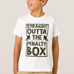 Camiseta Fã de Hóquei Bem da Caixa de Penalidade Hóquei S
