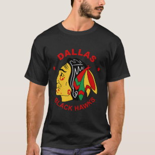 Camiseta Fã de hóquei vintage do Dallas Black Hawks