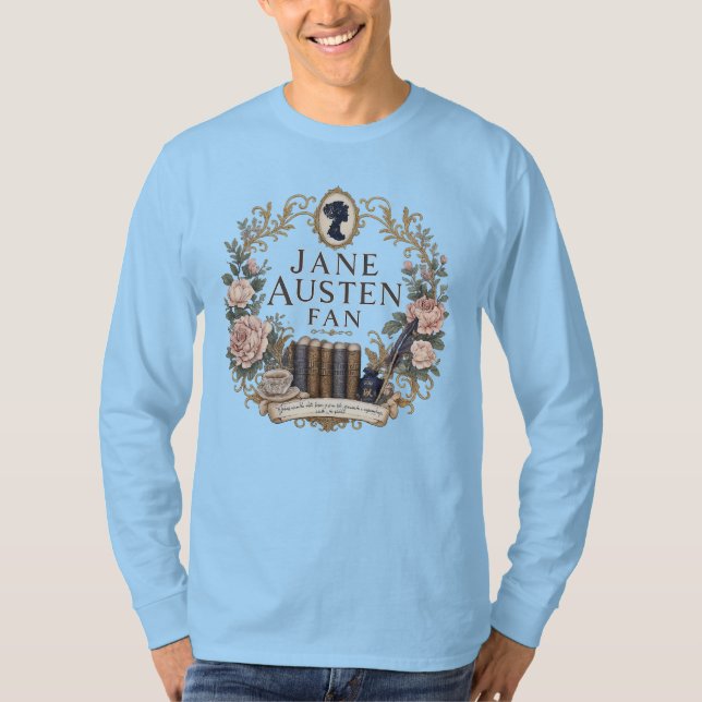 Camiseta fã de Jane Austen (Frente)