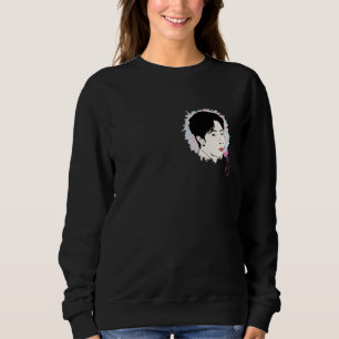 Camiseta Fã de Kdrama retrato de série coreana, coração com