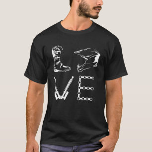 Camiseta Fã de Motocross Piloto de Enduro Motocicleta Pilot