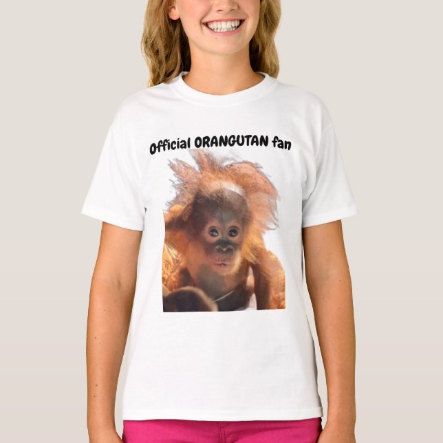 Camiseta Fã de orangotango (Frente)