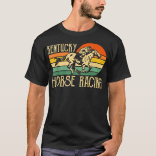 Camiseta Fã do Kentucky Horse Racing Retro Derby Racing Fes