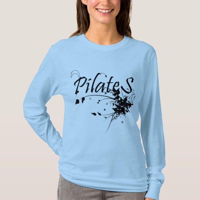 Camiseta Fã do método de Pilates! Arte de Pilates (Frente)