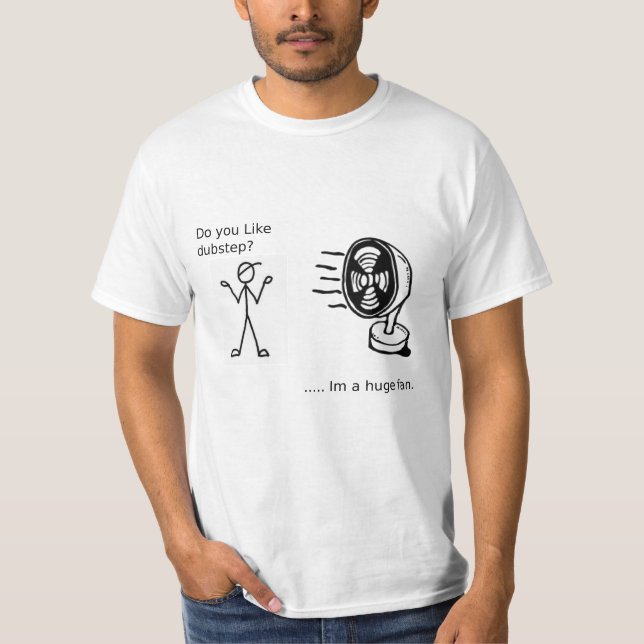 Camiseta fã enorme (Frente)