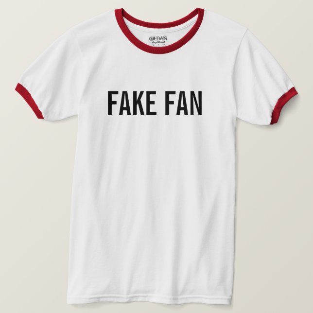 Camiseta Fã Falso (Frente do Design)