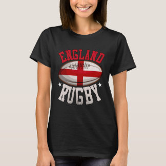 Camiseta Fã Inglês do Jogador de Rugby da Inglaterra