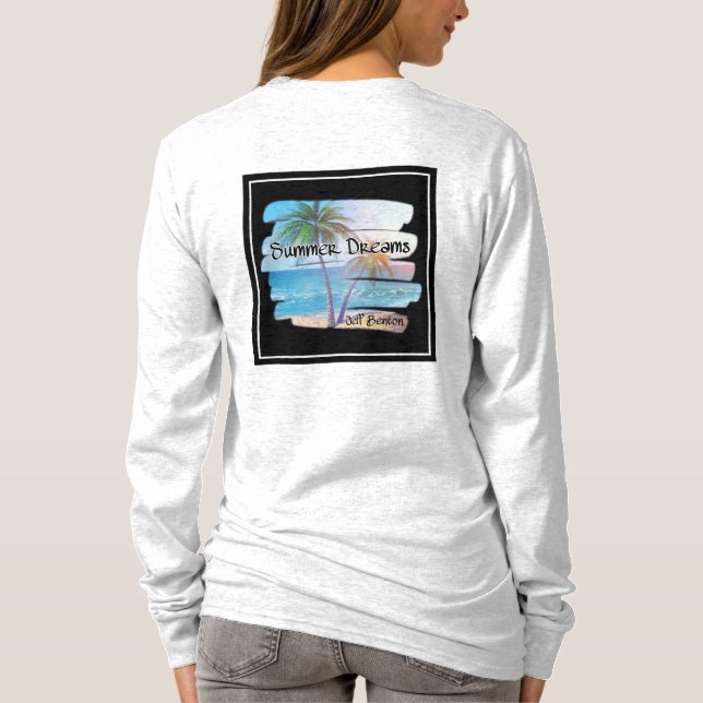 Camiseta fã Jeff Benton Sonhos de Verão (Verso)