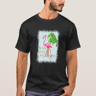 Camiseta Fa La Christmas Flamingo Beach Xmas