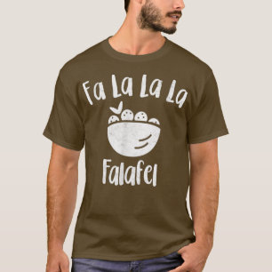 Camiseta Fa La Falafel Comida do Médio Oriente Vegetari Ára