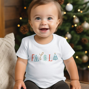 Camiseta Fa La Funny Natal Férias
