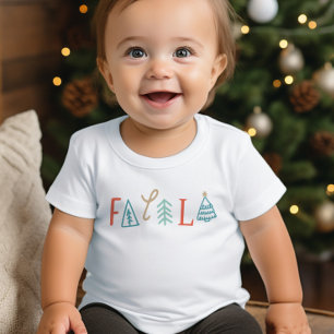 Camiseta Fa La Funny Natal Férias