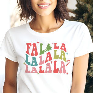 Camiseta Fa La La Fun Festa de Natal