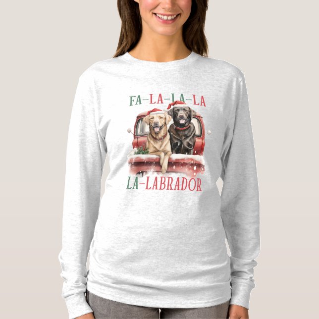 Camiseta FA LA LA Labrador (Frente)