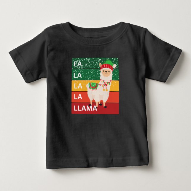 CAMISETA FA LA LA LLAMA (Frente)