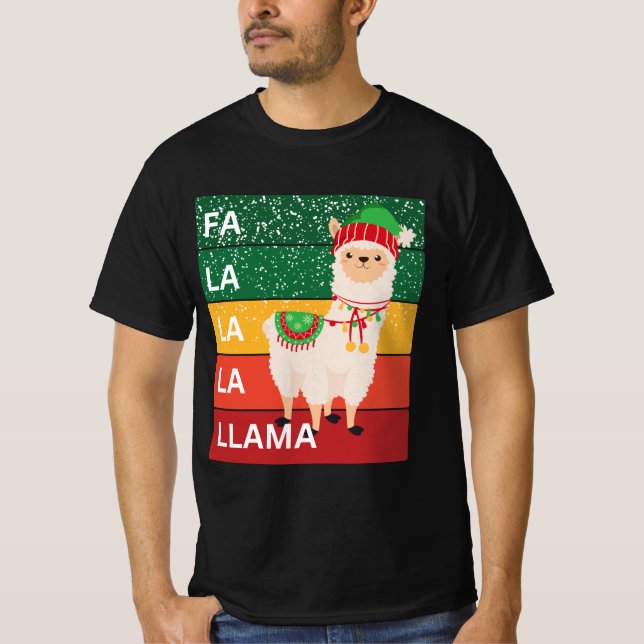 CAMISETA FA LA LA LLAMA (Frente)