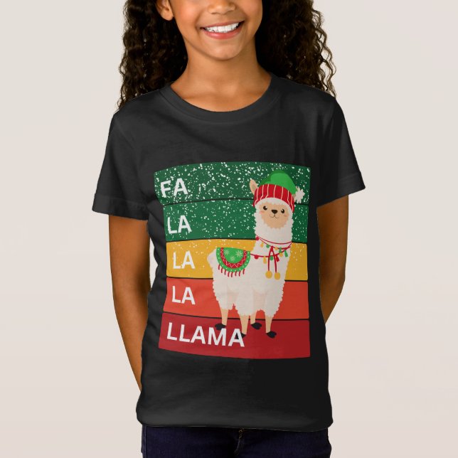 CAMISETA FA LA LA LLAMA (Frente)