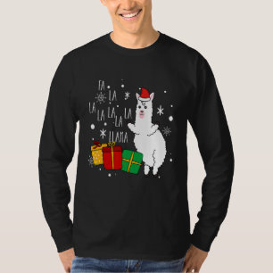 Camiseta Fa La Llama X Mas Boxes Snowflake Natal