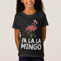 Fa La Mingo Flamingo Christmas Tree Lights Trop