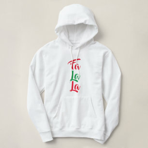 Camiseta Fa La Red e Green Christmas Hoodie