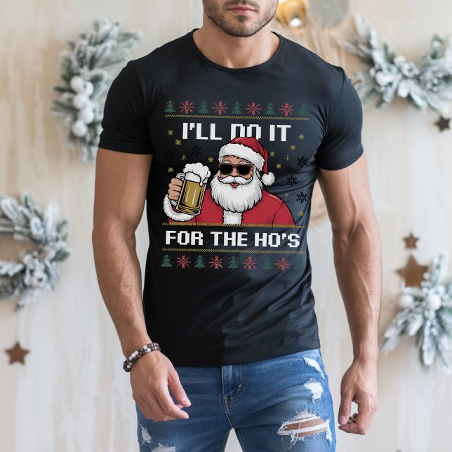 Camiseta Fá-lo-ei pelo Natal Engraçado do Ho (Criador carregado)