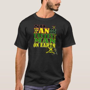 Camiseta Fã No.1 do homem o mais rápido em