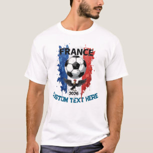 Camiseta Fã Personalizado da Seleção Francesa de Futebol