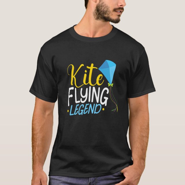 Camiseta Fã-pipa Voadora Kite Para Voar Fite (Frente)