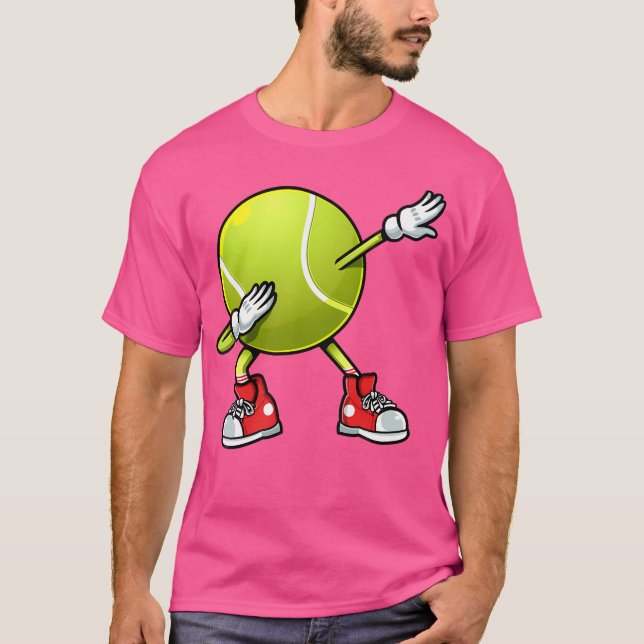 Camiseta Fã-Ventiladora do Tênis Dab Ball Player Encantado  (Frente)