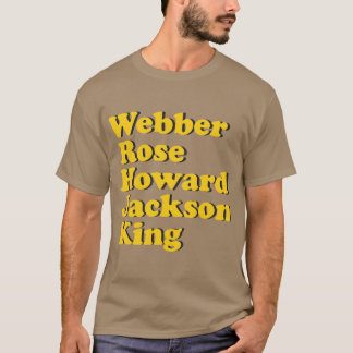 Camiseta Fab 5 basquetebol