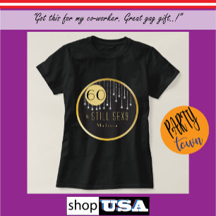 Camiseta Fab 60º aniversário Legal Diversão Preta