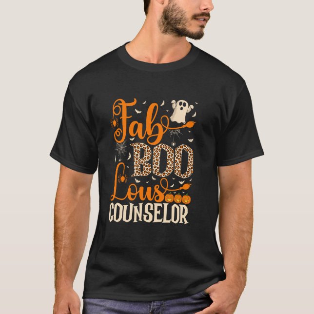 Camiseta Fab Boo Lous Conselheiro Halloween (Frente)